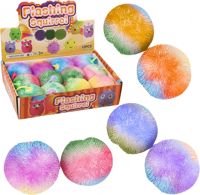 Minge colorată antistres pentru strângere 9 cm