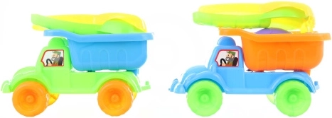 Set de nisip cu mașinuță pentru copii