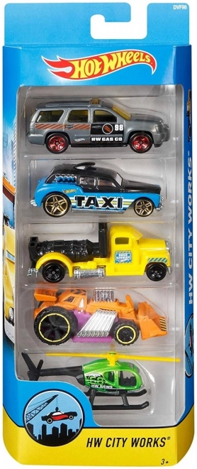 Set de 5 mașinuțe tematica Hot Wheels