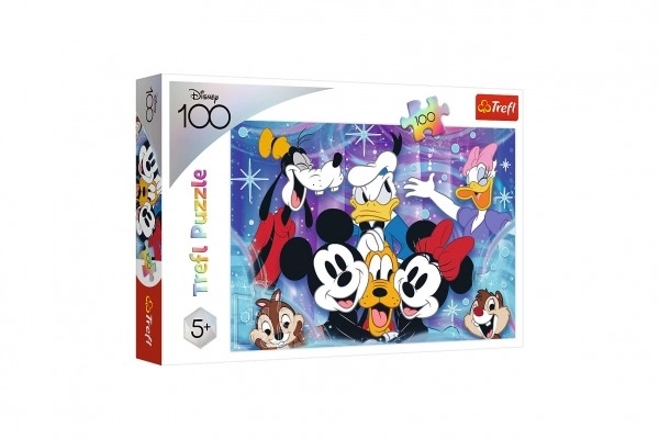 Puzzle Trefl Disney 100 de ani: Distracție în Lumea Disney 100 piese