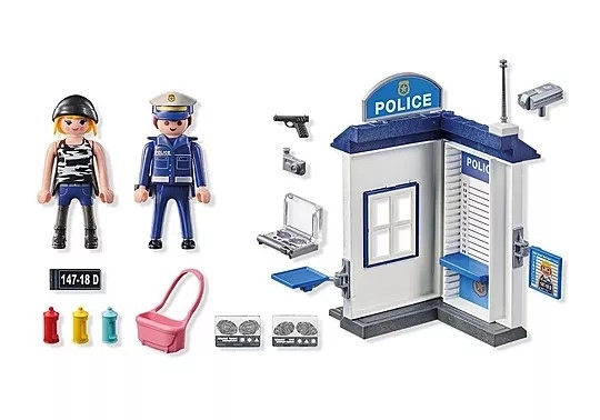 Figurine Acțiune Eroi: Camera de Interogare a Poliției
