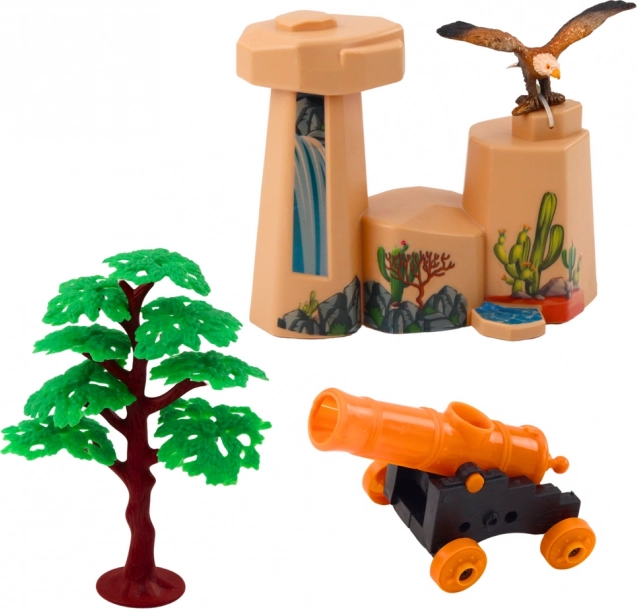 Set cowboy de vest cu figurine