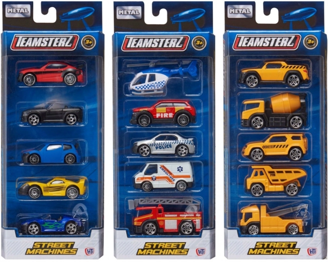 Set 5 mașinuțe Teamsterz