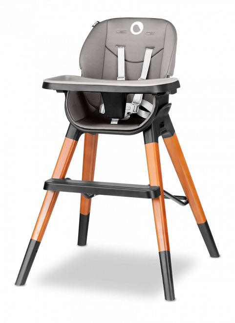 Scaun de masă pentru bebeluși Mona Black Onyx