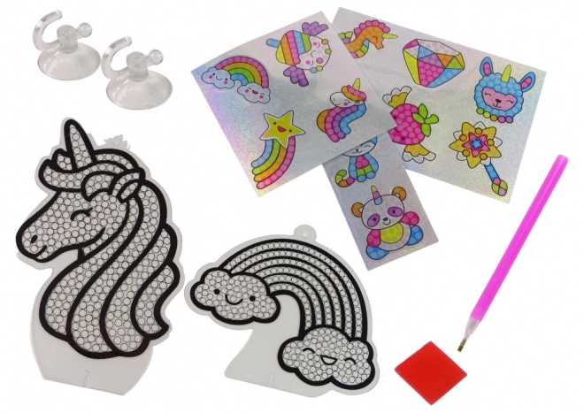 Kit creativ cu sticker pentru artă cu diamante