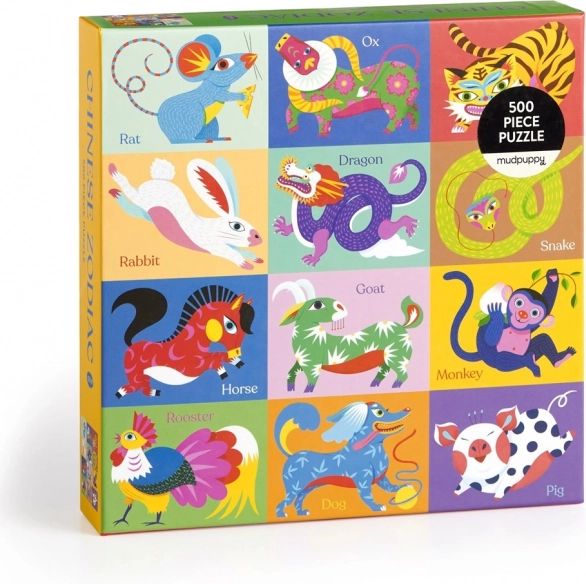 Puzzle Zodiac Chinezesc 500 Piese