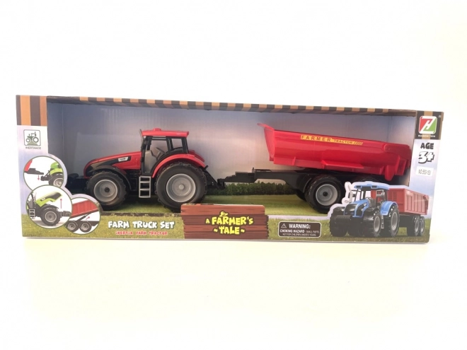 Tractor cu remorcă pe angrenaj cu inerție