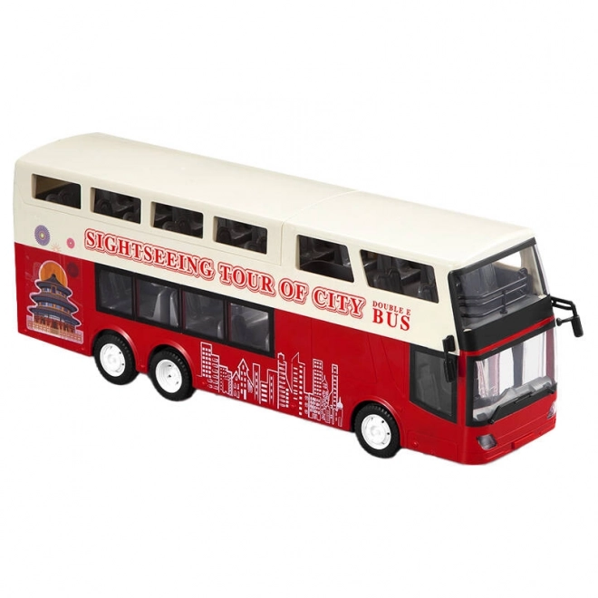 autobuz turistic telecomandat 1:18 Double Eagle (roșu)