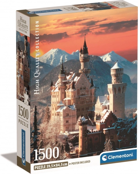 Puzzle 1500 de piese Compact Castelul Neuschwanstein
