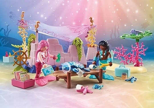 Set figurine Princess Magic îngrijirea animalelor marine