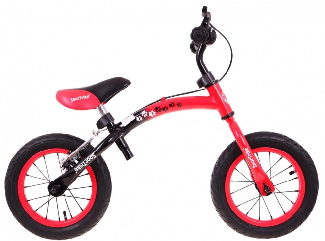 Bicicletă de echilibru pentru copii Boomerang SporTrike roșu