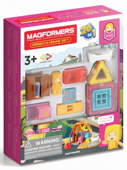 MAGFORMERS MINI Căsuța Magdei 33 piese