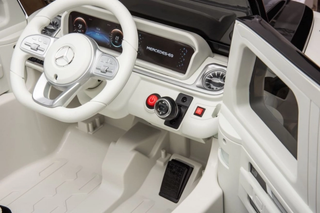 Mașină cu Acumulator Mercedes EQG 4x4 Alb