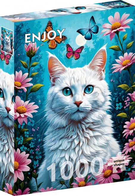 Puzzle Pisica Albă 1000 piese