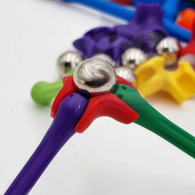 Set de construcție magnetică Woopie 110 piese
