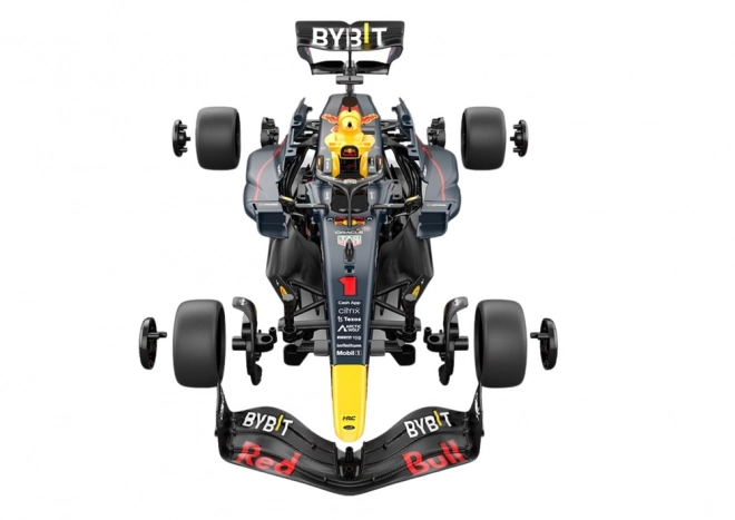 Machetă auto RC Red Bull F1 din blocuri de construcție