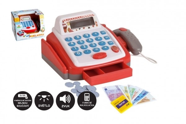Mică Casă De Marcat Digitală Cu Accesorii De Jucărie