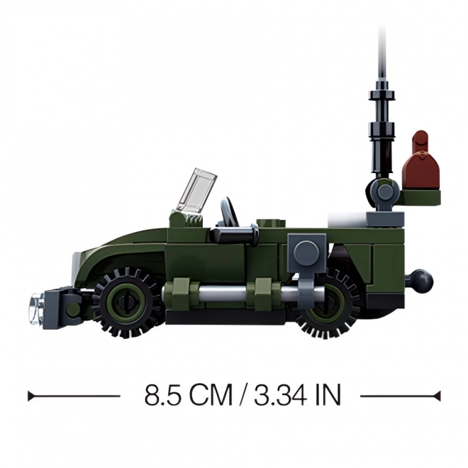 Jeep de patrulare Sluban WWII