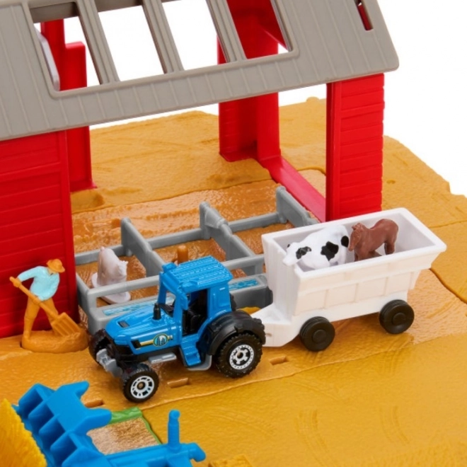 Set Matchbox fermă animale tractor sunet