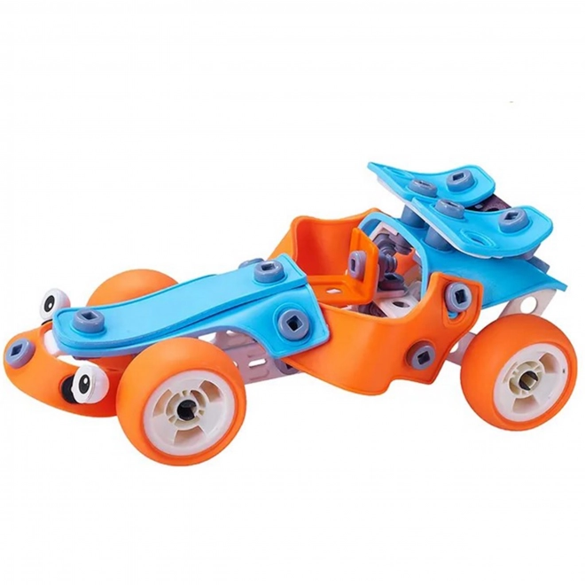 Set construcții vehicule 5 în 1 WOOPIE
