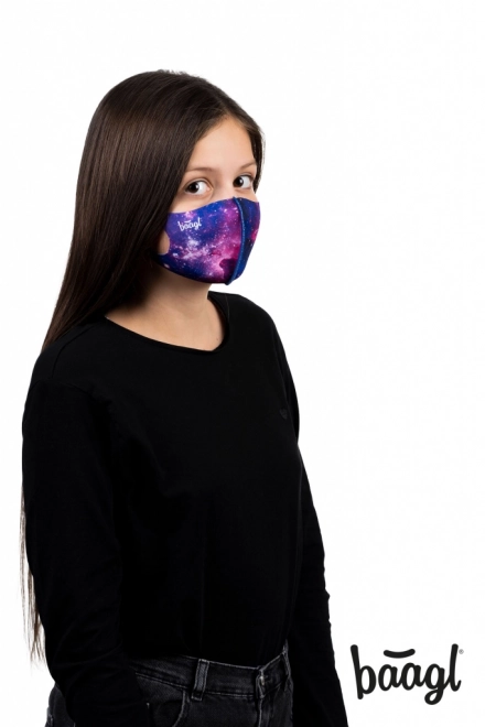 Masca antibacteriană pentru copii Galaxy