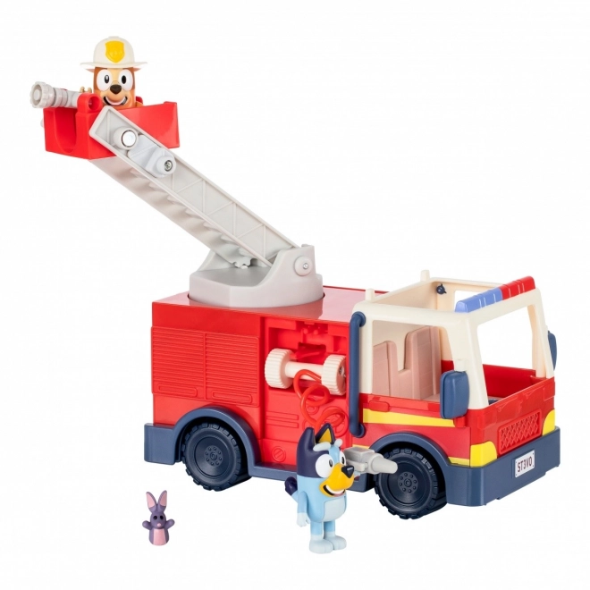 Set figurine Bluey Mașină de pompieri