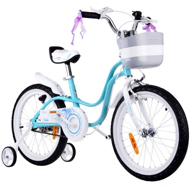 Bicicletă pentru copii RoyalBaby Little Swan 18" – Turcoaz