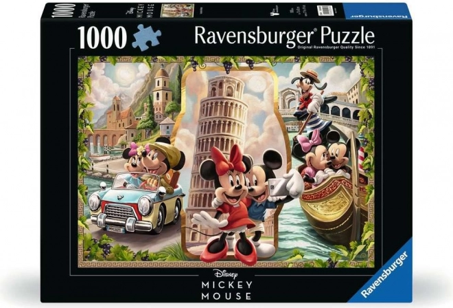 Puzzle Vacanța lui Mickey și Minnie 1000 piese