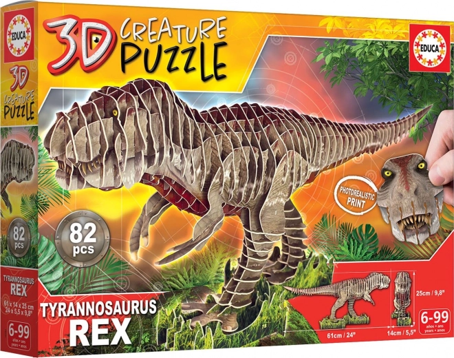 puzzle 3D T-Rex 82 piese