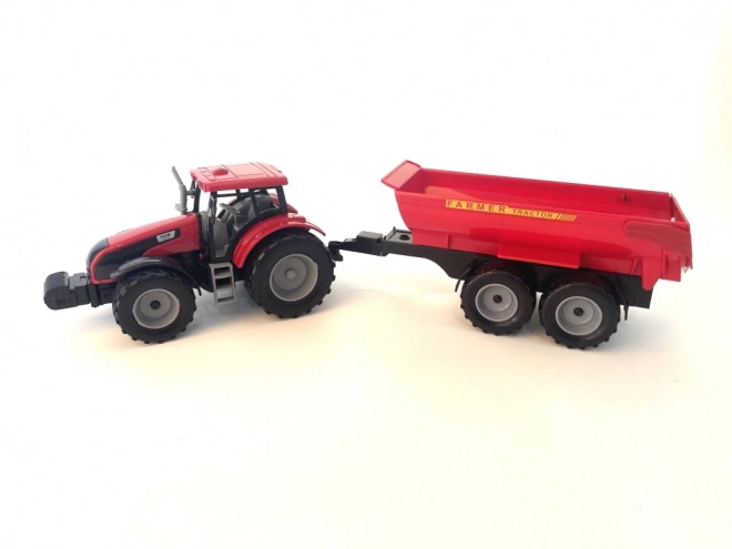 Tractor cu remorcă pe angrenaj cu inerție