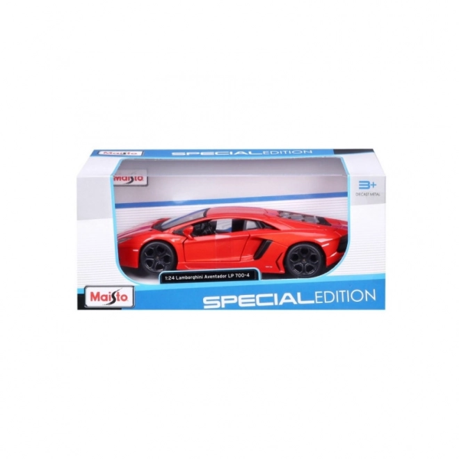 Model de mașină Lamborghini Aventador Coupé Maisto, metalic, 1:24