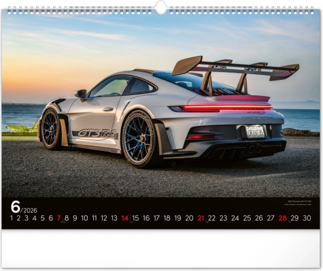 Calendar de perete Mașini Rapide 2026
