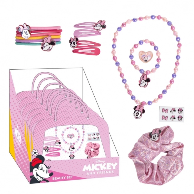 Geanta cu bijuterii și accesorii de păr Disney Minnie