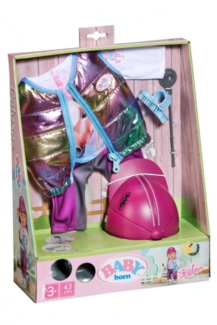 Set BABY born pentru echitație păpuși 43 cm