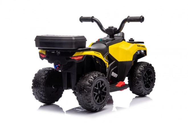 ATV electric pentru copii galbenă