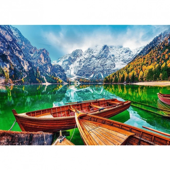 Puzzle 500 piese Lacul Braies Italia