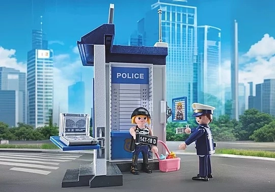 Figurine Acțiune Eroi: Camera de Interogare a Poliției