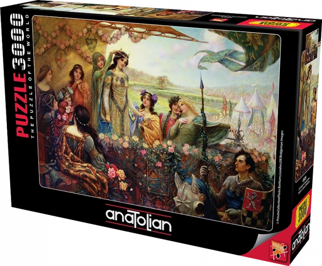 Puzzle Lancelot și Guinevere 3000 piese Anatolian