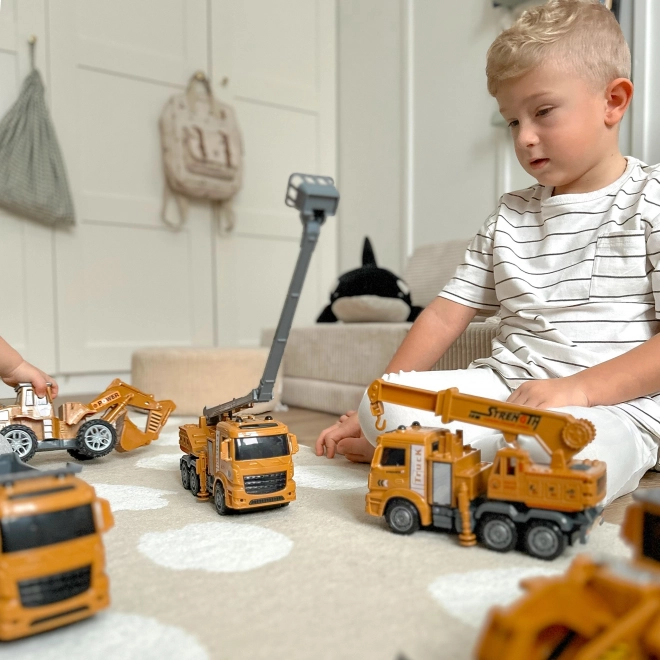 Set mare de mașini de construcții Woopie