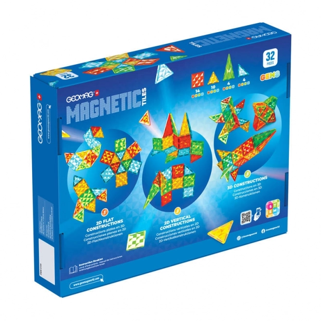 Rachetă magnetică Geomag Gems