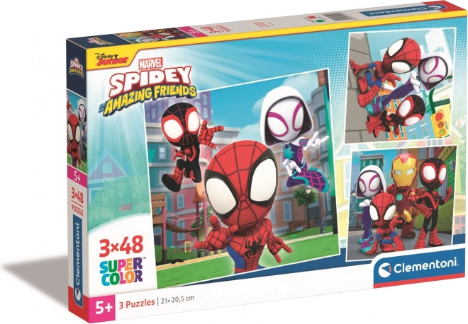 Trei motive colorate SPIDEY într-un singur pachet