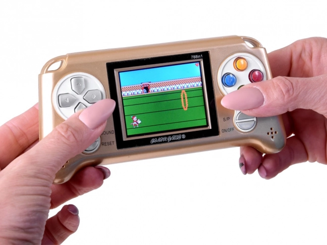 Consolă portabilă cu 70 de jocuri – Aur