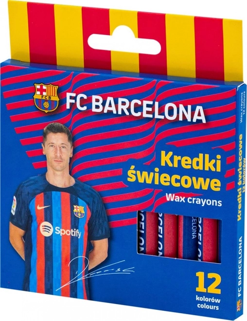 Pasteluri Cerate FC Barcelona - Set 12 Culori