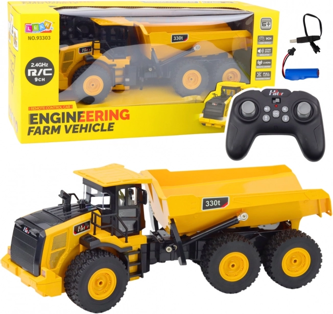 Camion controlat de la distanță RC 9CH 2.4GHz