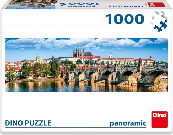 Puzzle panoramic DINO Castelul Praga 1000 piese