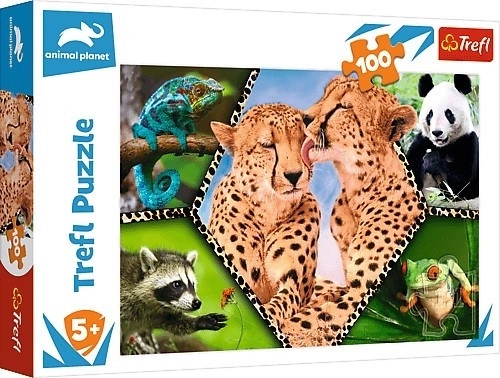 Puzzle TREFL Animal Planet: Frumoasa natură 100 piese