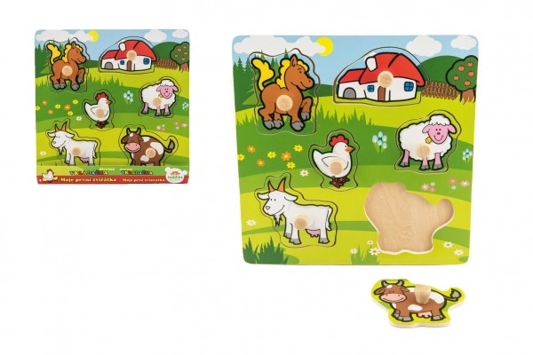 Puzzle educativ Prima mea fermă cu animale