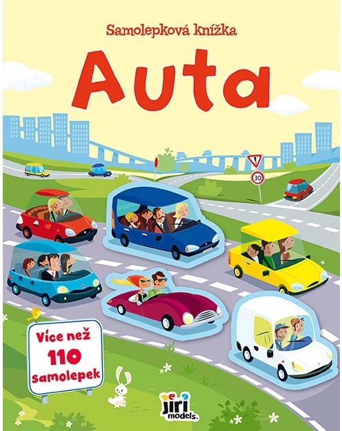Carte cu autocolante cu temă Mașini