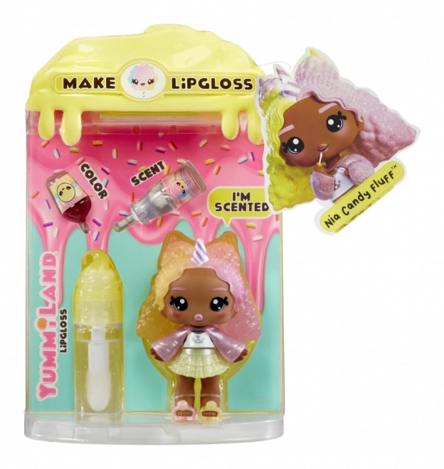 Yummiland lip gloss seria 2 cu aromă de vată pe băț