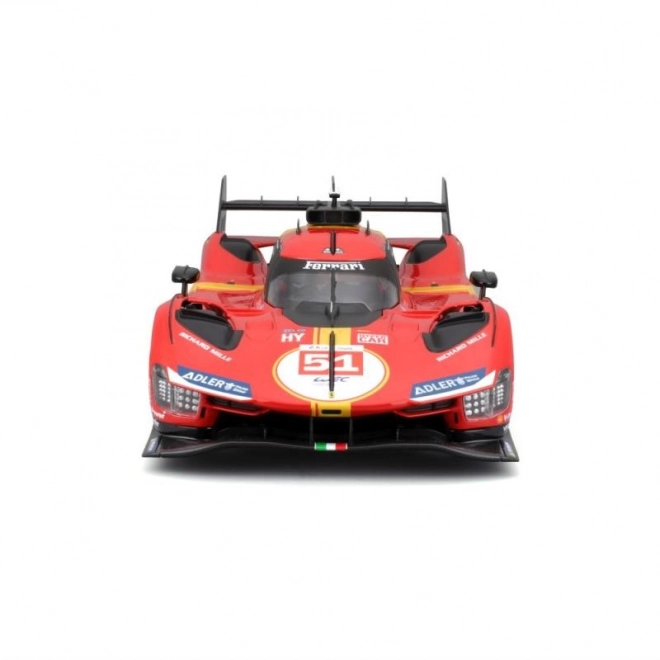 Ferrari Racing 499P Mașină Die-cast Scală 1:18 Roșu